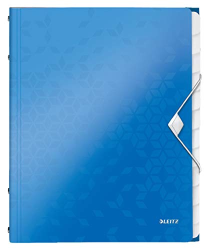 Leitz 46340036 Ordnungsmappe WOW, 12 Fächer, PP, blau metallic Leitz 46340036 Ordnungsmappe WOW, 12 Fächer, PP, blau metallic von Leitz