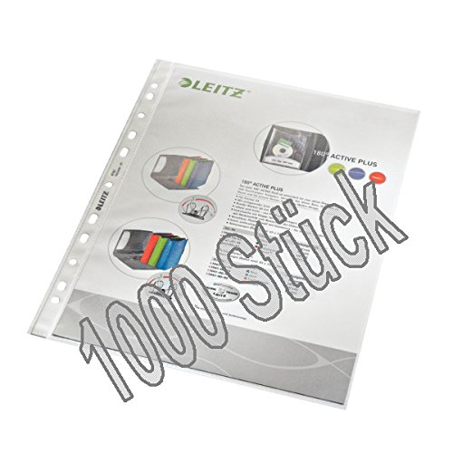 Leitz 4790 Prospekthüllen (Polypropylen, A4) 1.000er Pack von Leitz