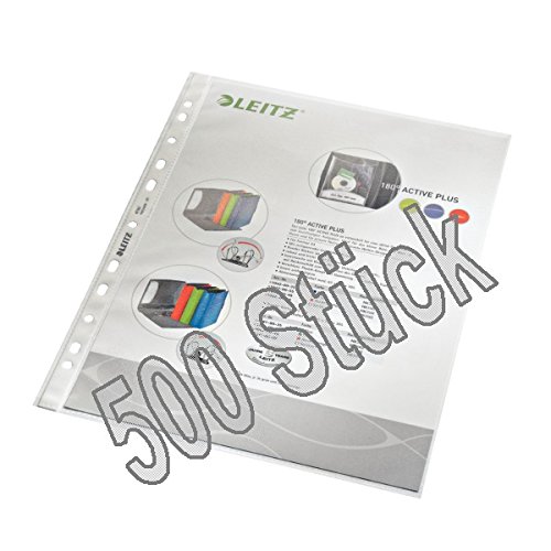 Leitz 4790 Prospekthüllen (Polypropylen, A4) 500er Pack von Leitz