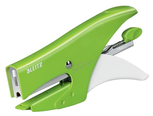 Leitz 55311054 Heftklammer, Kapazität 15 Blatt, ergonomischer Metallgehäuse, inkl. Heftklammern, WOW, Grün, Leitz 55311054 Heftklammer, Kapazität 15 Blatt, ergonomischer Metallgehäuse, inkl. Heftklammern, WOW, Grün, von Leitz