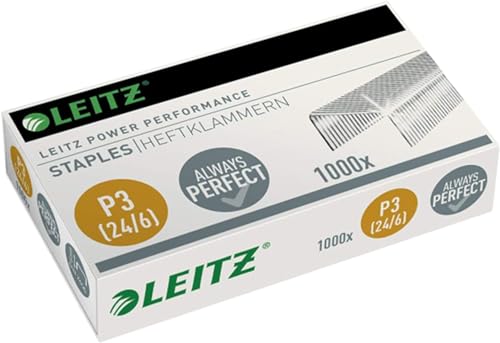 Leitz 5570 Heftklammern 24/6, 1000 Stück; Packungsinhalt: 1000 Stück Leitz 5570 Heftklammern 24/6, 1000 Stück; Packungsinhalt: 1000 Stück von Leitz