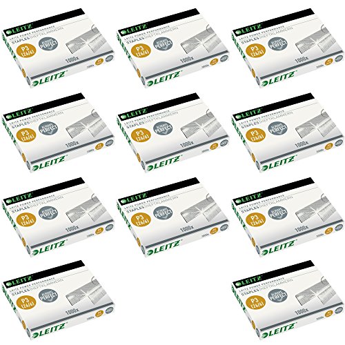 Leitz 55720000 Power Performance P3 Heftklammern, 26 / 6 (10er Pack) von Leitz