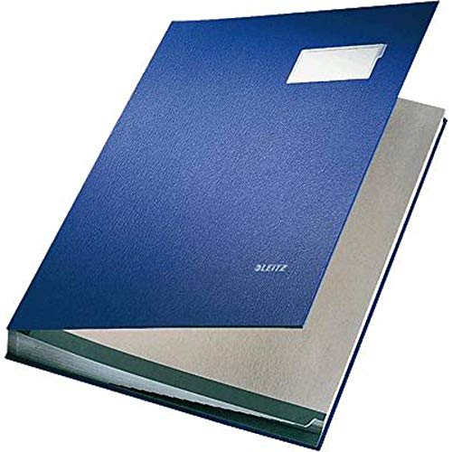 Leitz 57000035 Unterschriftsmappe, 20 Fächer, Überzug PP, blau, A4 Leitz 57000035 Unterschriftsmappe, 20 Fächer, Überzug PP, blau, A4 von Leitz