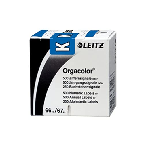 Leitz 66201000 Orgacolor Buchstabensignal K, 250 Stück, dunkelblau Leitz 66201000 Orgacolor Buchstabensignal K, 250 Stück, dunkelblau von Leitz