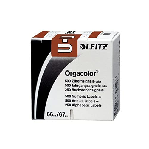 Leitz 66301000 Orgacolor Buchstabensignal U, 250 Stück, braun Leitz 66301000 Orgacolor Buchstabensignal U, 250 Stück, braun von Leitz