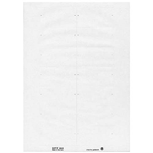 Leitz 66430001 Beschriftungsschild, selbstklebend, 350 Stück, weiss Leitz 66430001 Beschriftungsschild, selbstklebend, 350 Stück, weiss von Leitz