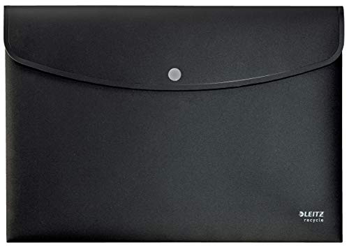 Leitz A4 Sammelmappe mit Druckknopfverschluss, 60 Blatt, 100% recyclebar, Undurchsichtiger Kunststoff, Umweltfreundlich, Recycle-Serie, Schwarz, 46780095 Leitz A4 Sammelmappe mit Druckknopfverschluss, 60 Blatt, 100% recyclebar, Undurchsichtiger Kunststoff, Umweltfreundlich, Recycle-Serie, Schwarz, 46780095 von Leitz