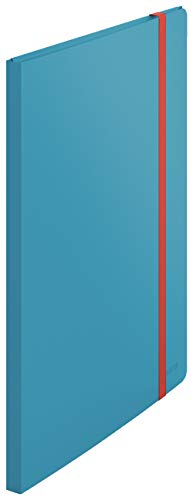 Leitz A4 Sichtbuch, 20 Klarsichthüllen für 40 Blatt, Sanftes Blau, Cosy-Serie, 46700061 von Leitz