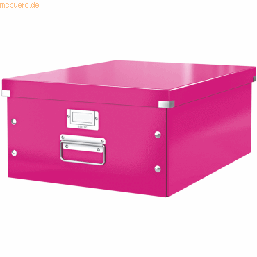 Leitz Ablagebox Click & Store A3 pink metallic von Leitz