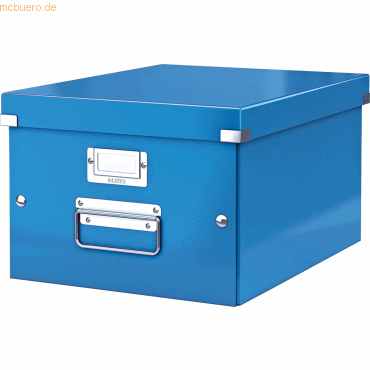 Leitz Ablagebox Click & Store A4 blau von Leitz