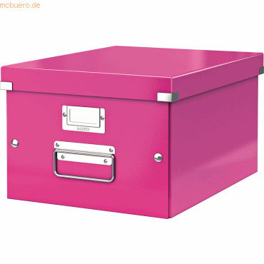 Leitz Ablagebox Click & Store A4 pink von Leitz