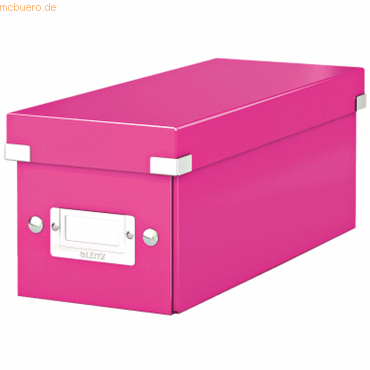 Leitz Ablagebox Click & Store CD pink von Leitz