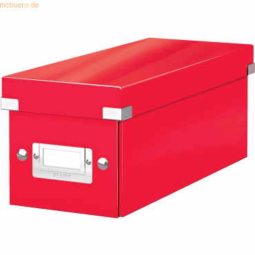 Leitz Ablagebox Click & Store CD rot Leitz Ablagebox Click & Store CD rot von Leitz