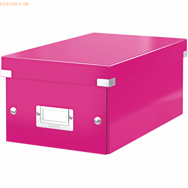 Leitz Ablagebox Click & Store DVD pink Leitz Ablagebox Click & Store DVD pink von Leitz