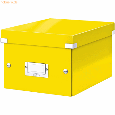 Leitz Ablagebox Click & Store Wow A5 Graukarton gelb Leitz Ablagebox Click & Store Wow A5 Graukarton gelb von Leitz