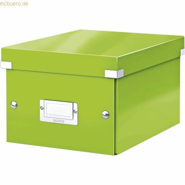 Leitz Ablagebox Click & Store Wow A5 Graukarton grün von Leitz