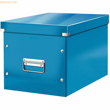 Leitz Archivbox Click & Store Cube L Hartpappe blau von Leitz