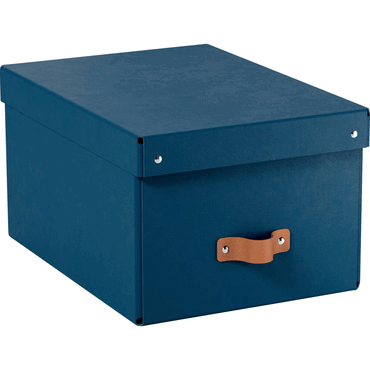 Leitz Archivbox Puro Mittel mit Deckel nachtblau 2 Stück von Leitz