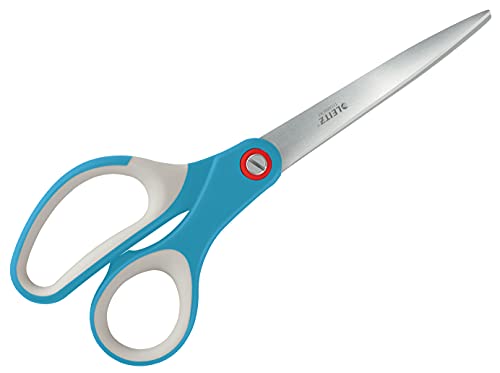Leitz Beidhändige Schere, Premium Titanbeschichteter Edelstahl, Ultrascharf, Präzises Schneiden, Ergonomischer Griff, Zuhause/Büro, Cosy Serie, Sanftes Blau, 53320061 Leitz Beidhändige Schere, Premium Titanbeschichteter Edelstahl, Ultrascharf, Präzises Schneiden, Ergonomischer Griff, Zuhause/Büro, Cosy Serie, Sanftes Blau, 53320061 von Leitz