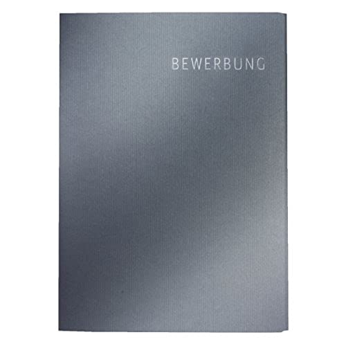 Leitz Bewerbungsmappe (Exklusiv Karton, 3-teilig) dunkelgrau von Leitz