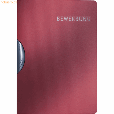10 x Leitz Bewerbungsmappe 'Elegant' mit Clip bordeaux 10 x Leitz Bewerbungsmappe 'Elegant' mit Clip bordeaux von Leitz