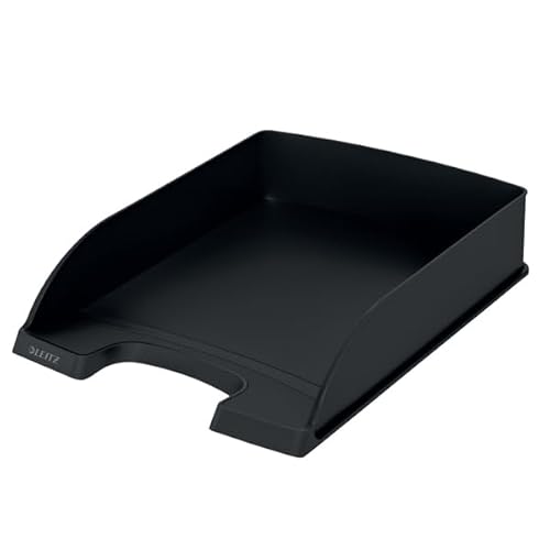 Leitz Briefablage A4, 5er Pack, stapelbare Ablagefächer, Blauer Engel, Recycle-Sortiment, Schwarz, 52275095 Leitz Briefablage A4, 5er Pack, stapelbare Ablagefächer, Blauer Engel, Recycle-Sortiment, Schwarz, 52275095 von Leitz