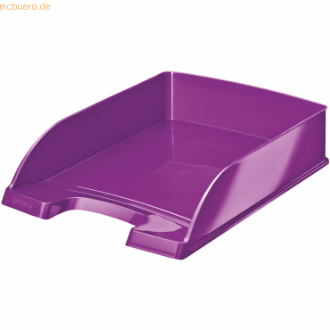 Leitz Briefablage Wow A4 Kunststoff violett von Leitz