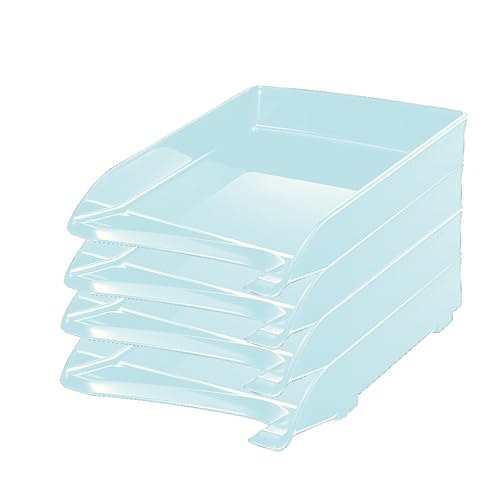Leitz Briefkorb, A4, 4er Pack, Transparent, Elegant, 52200002 Leitz Briefkorb, A4, 4er Pack, Transparent, Elegant, 52200002 von Leitz