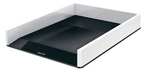 Leitz Briefkorb A4, Zweifarbiges Design, Weiß/Schwarz, Duo Colour, WOW, 553611095 Leitz Briefkorb A4, Zweifarbiges Design, Weiß/Schwarz, Duo Colour, WOW, 553611095 von Leitz