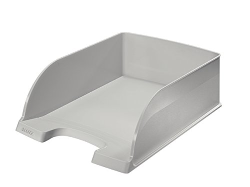 Leitz Briefkorb A4 Jumbo, Briefablage mit extra großem Fassungsvermögen in Premium-Qualität, Stapelbares Ablagefach als Schreibtisch-Organizer, Kombinierbar mit Plus-Serie, Weiß, 52330001 Leitz Briefkorb A4 Jumbo, Briefablage mit extra großem Fassungsvermögen in Premium-Qualität, Stapelbares Ablagefach als Schreibtisch-Organizer, Kombinierbar mit Plus-Serie, Weiß, 52330001 von Leitz