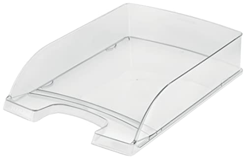 Leitz Briefkorb Standard A4, Transparente Briefablage in Premium-Qualität, Stapelbares Ablagefach als Schreibtisch-Organizer, Hochglänzende Oberfläche, Kombinierbar mit Plus-Serie, Grau, 52260092 Leitz Briefkorb Standard A4, Transparente Briefablage in Premium-Qualität, Stapelbares Ablagefach als Schreibtisch-Organizer, Hochglänzende Oberfläche, Kombinierbar mit Plus-Serie, Grau, 52260092 von Leitz