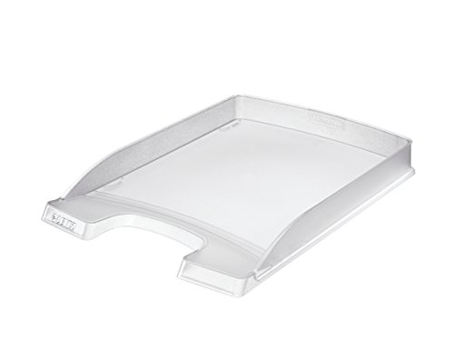 Leitz Briefkorb Flach A4, Briefablage in Premium-Qualität, Stapelbares Ablagefach als Schreibtisch-Organizer, Kombinierbar mit Plus-Serie, Transparent, 52370003 Leitz Briefkorb Flach A4, Briefablage in Premium-Qualität, Stapelbares Ablagefach als Schreibtisch-Organizer, Kombinierbar mit Plus-Serie, Transparent, 52370003 von Leitz