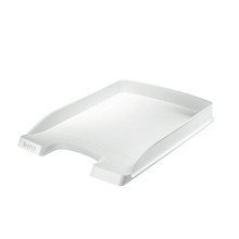 Leitz Briefkorb Flach Plus, A4, extra flach, Polystrol, weiss Leitz Briefkorb Flach Plus, A4, extra flach, Polystrol, weiss von Leitz