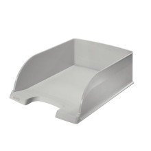 Leitz Briefkorb Jumbo Plus, A4, extra hoch, Polystrol, grau Leitz Briefkorb Jumbo Plus, A4, extra hoch, Polystrol, grau von Leitz