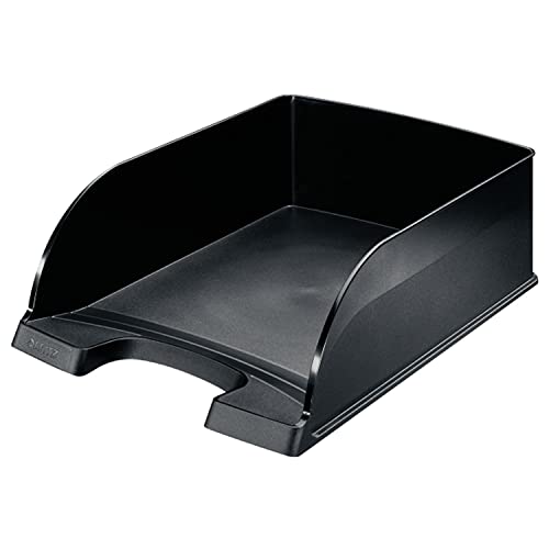 Leitz Briefkorb Jumbo Plus, A4, extra hoch, Polystrol, schwarz von Leitz