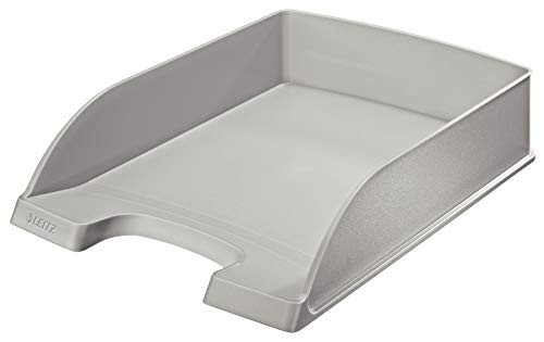 Leitz Briefkorb Standard A4, 5er Pack, Briefablage in Premium-Qualität, Stapelbare Ablagefächer als Schreibtisch-Organizer, Kombinierbar mit Plus-Serie, Grau, 52270085 Leitz Briefkorb Standard A4, 5er Pack, Briefablage in Premium-Qualität, Stapelbare Ablagefächer als Schreibtisch-Organizer, Kombinierbar mit Plus-Serie, Grau, 52270085 von Leitz