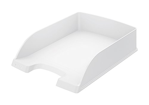 Leitz Briefkorb Standard A4, 5er Pack, Briefablage in Premium-Qualität, Stapelbare Ablagefächer als Schreibtisch-Organizer, Kombinierbar mit Plus-Serie, Weiß, 52270001 Leitz Briefkorb Standard A4, 5er Pack, Briefablage in Premium-Qualität, Stapelbare Ablagefächer als Schreibtisch-Organizer, Kombinierbar mit Plus-Serie, Weiß, 52270001 von Leitz