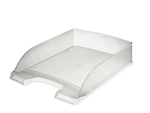 Leitz Briefkorb Standard A4, 5er Pack, Briefablage in Premium-Qualität, Stapelbare Ablagefächer als Schreibtisch-Organizer, Kombinierbar mit Plus-Serie, Farblos, 52270003 Leitz Briefkorb Standard A4, 5er Pack, Briefablage in Premium-Qualität, Stapelbare Ablagefächer als Schreibtisch-Organizer, Kombinierbar mit Plus-Serie, Farblos, 52270003 von Leitz