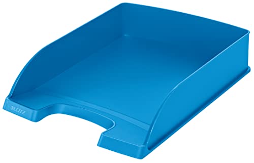 Leitz Briefkorb Standard A4, Briefablage in Premium-Qualität, Stapelbares Ablagefach als Schreibtisch-Organizer, Kombinierbar mit Plus-Serie, Hellblau, 52270030 Leitz Briefkorb Standard A4, Briefablage in Premium-Qualität, Stapelbares Ablagefach als Schreibtisch-Organizer, Kombinierbar mit Plus-Serie, Hellblau, 52270030 von Leitz