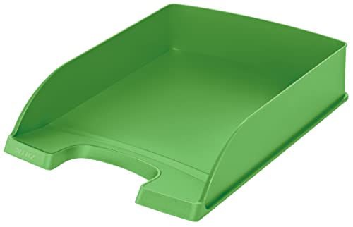 Leitz Briefkorb Standard A4, Briefablage in Premium-Qualität, Stapelbares Ablagefach als Schreibtisch-Organizer, Kombinierbar mit Plus-Serie, Hellgrün, 52270050 Leitz Briefkorb Standard A4, Briefablage in Premium-Qualität, Stapelbares Ablagefach als Schreibtisch-Organizer, Kombinierbar mit Plus-Serie, Hellgrün, 52270050 von Leitz