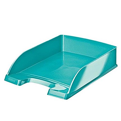 Leitz Briefkorb WOW (5er Spar-Pack, eisblau metallic) von Leitz