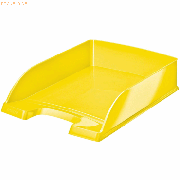 Leitz Briefkorb Wow Plus A4 Polystyrol gelb von Leitz