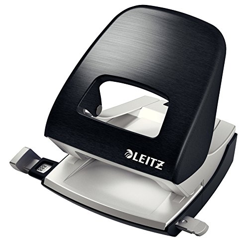 Leitz Büro Locher aus Metall, Für 30 Blatt, Anschlagschiene mit Formatangaben, Ergonomisches Design, Satin schwarz, Style Serie, 50066094 Leitz Büro Locher aus Metall, Für 30 Blatt, Anschlagschiene mit Formatangaben, Ergonomisches Design, Satin schwarz, Style Serie, 50066094 von Leitz
