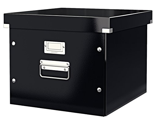 Leitz Click & Store Aufbewahrungs- und Transportbox für Hängeregistratur mit Deckel, Ablagebox für Unterlagen bis A4 im Büro, 86 % recycelte Premium-Hartpappe, Stabile Metallgriffe, Schwarz, 60460095 Leitz Click & Store Aufbewahrungs- und Transportbox für Hängeregistratur mit Deckel, Ablagebox für Unterlagen bis A4 im Büro, 86 % recycelte Premium-Hartpappe, Stabile Metallgriffe, Schwarz, 60460095 von Leitz
