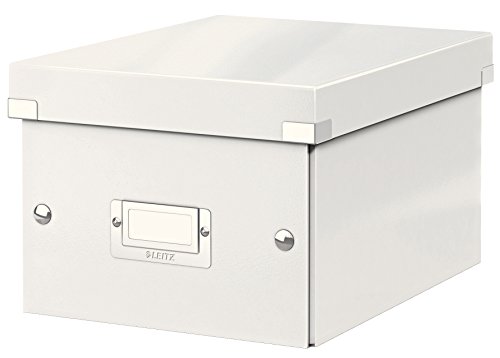 Leitz Click & Store Aufbewahrungs- und Transportbox, A5, weiß, 60430001, Klein von Leitz