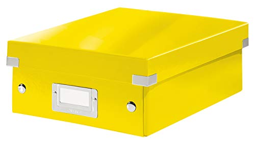 Leitz Click & Store Organisationsbox, Klein, gelb, 60570016 von Leitz