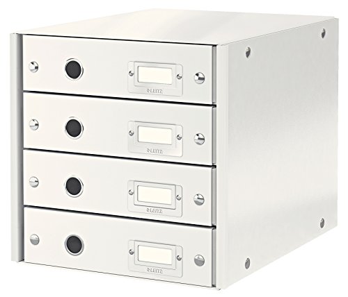 Leitz Click & Store Schubladenset, 4 Schubladen, A4, weiß, 60490001 Leitz Click & Store Schubladenset, 4 Schubladen, A4, weiß, 60490001 von Leitz