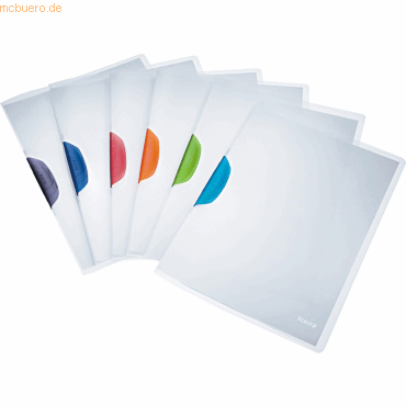 6 x Leitz Cliphefter ColorClip Magic A4 ca. 30 Blatt farbig sortiert 6 x Leitz Cliphefter ColorClip Magic A4 ca. 30 Blatt farbig sortiert von Leitz