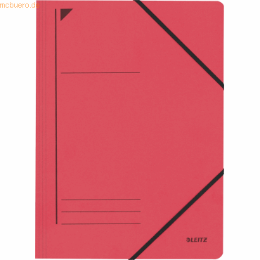 Leitz Eckspanner A4 für ca. 250 Blatt rot von Leitz