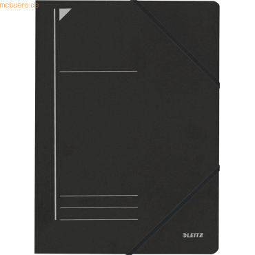 Leitz Eckspanner A4 für ca. 250 Blatt schwarz von Leitz
